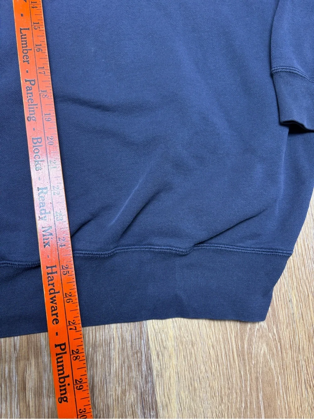 Ralph Lauren Navy Crewneck Sweatshirt with Red Pony Logo